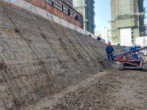谢家集建筑边坡支护